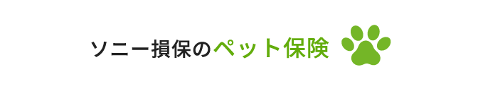 ソニー損保のペット保険
