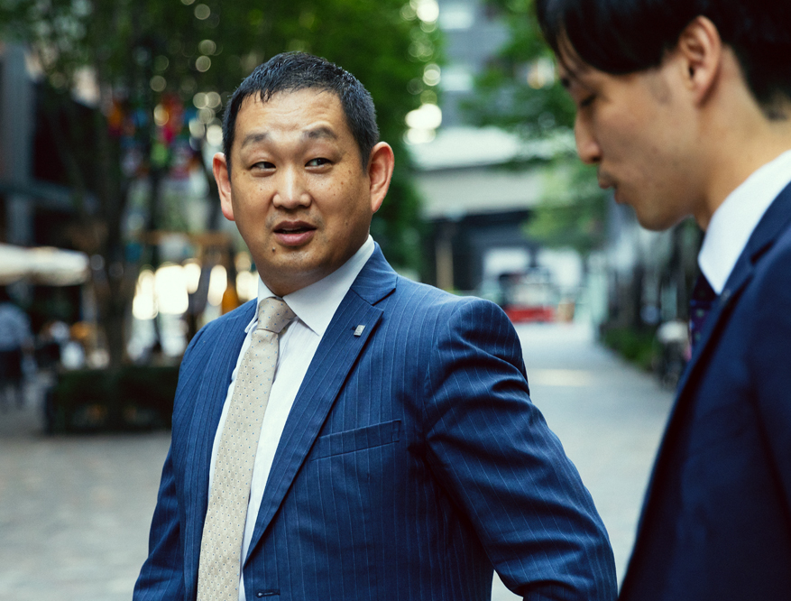中途入社 対談の様子