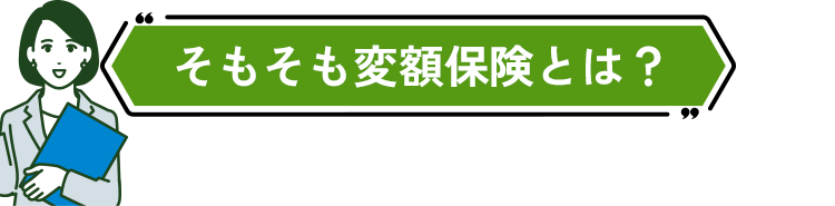 そもそも変額保険とは？